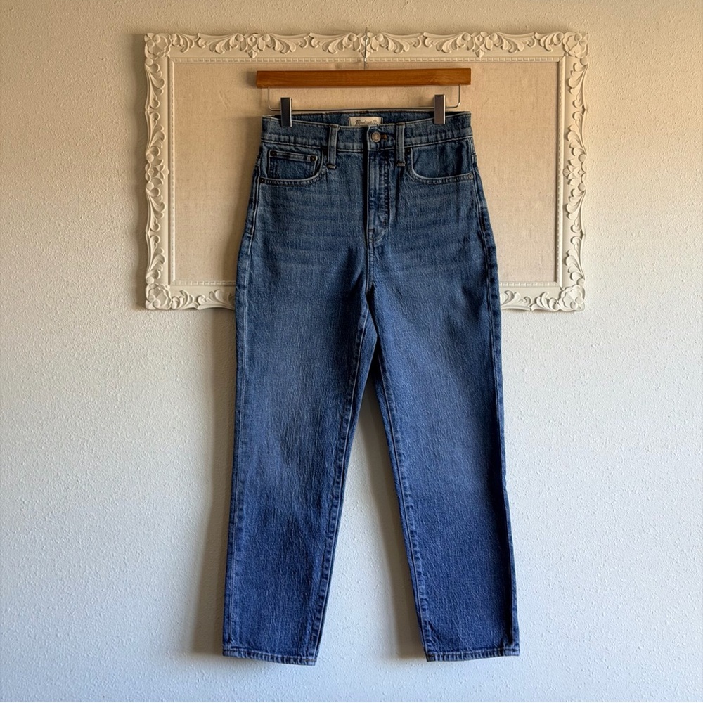 Madewell Classic Straight jean in Coldbrook wash